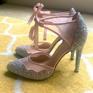 Brand new Betsey Johnson rhinestone heels